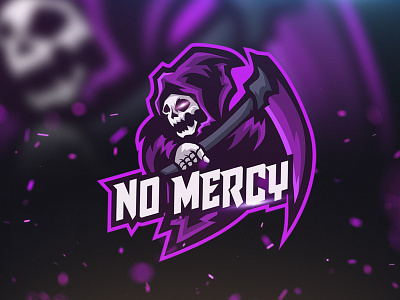 Logo Gaming, Esport Logo, Mascot Logo No Mercy chibii mascot