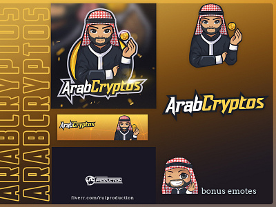 Logo Gaming, Esport Logo, Mascot Logo
ArabCrypos