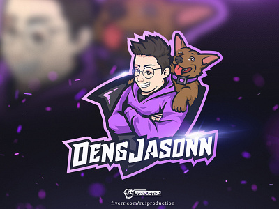 Logo custom Esport, mascot, gaming, youtube, vtuber for twitch,