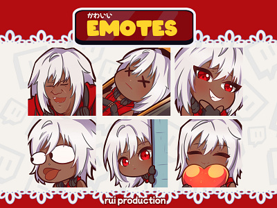 Emotes custom for vtuber chibi emotes twitch, Etc