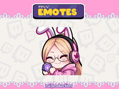 Emotes custom for vtuber chibi emotes twitch, Etc