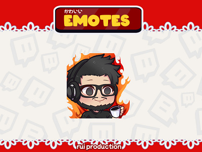 Emotes custom for vtuber chibi emotes twitch, Etc