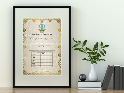 Certificate Design border design branding certificate certificate designer certificate designing certificate frame design design graphic design illustration illustrator vector