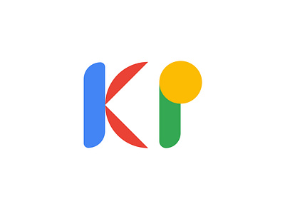 K P branding graphic design illustrator logo vector