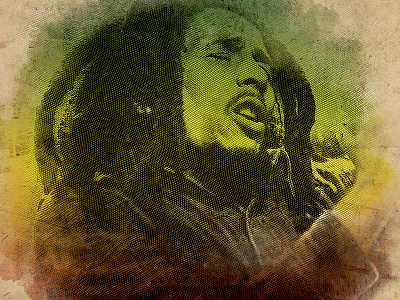 Bob Marley Doodle bob marley colors ink jamaica musician paper rasta reggae spdz