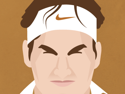 RF Infographic infographic portrait roger federer sports tennis player