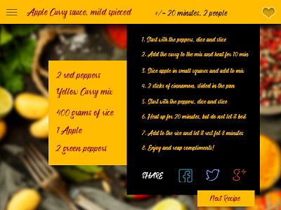 Recipe Design