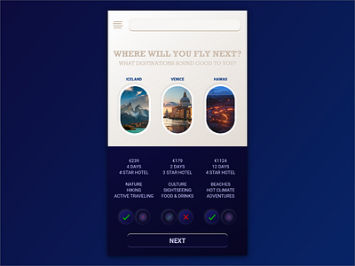 Travel App Prototype android ios prototype travel