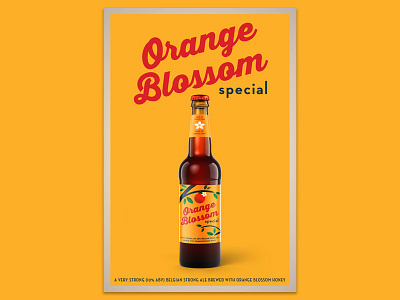 Orange Blossom Special beer bottle homebrew