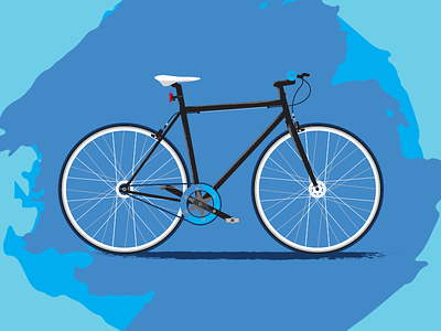 My Bike adobe illustrator bike illustration