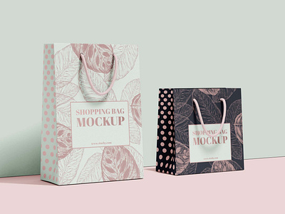 Shopping Bag Mockup Download / Mockup Set