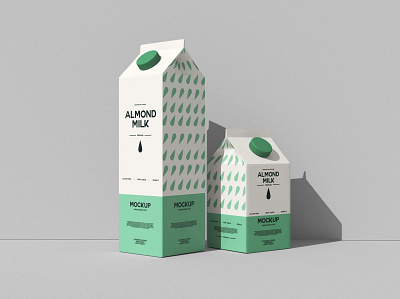 Milk Box Mockup Set / Mockup Line 3d box mockup branding branding mockup design mil box milk packaging mockup mockups packaging mockup