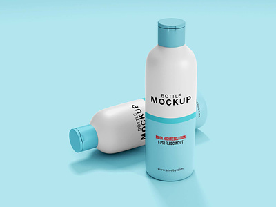 Cosmetic Bottle Mockup Set - Bottle Packaging