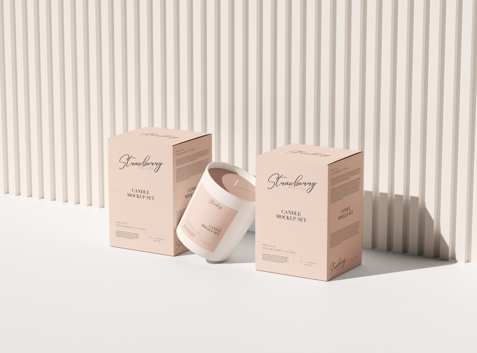 Candle Packaging Mockup by MOCKUP LINE on Dribbble