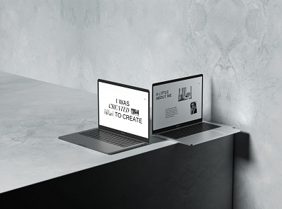 Dark MacBook Mockup Set 3d branding design macbook macbook mockup macbook pro macbook psd mockup