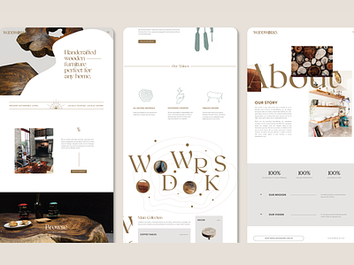 WoodWorks: Branding + Website Design branding design graphic design illustration logo website design