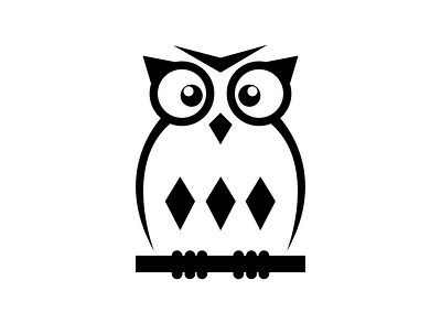 Modern and minimalist logo design. bird logo bw logo dxf icon logo laser cut laser engraving logo illustration minimalist logo modern logo owl logo silhouette logo simple logo stencil logo