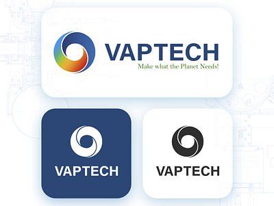 VAPTECH logo design branding logo