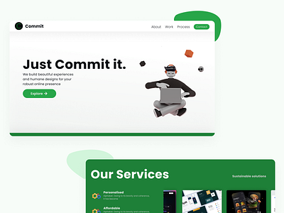 Commit Website Design