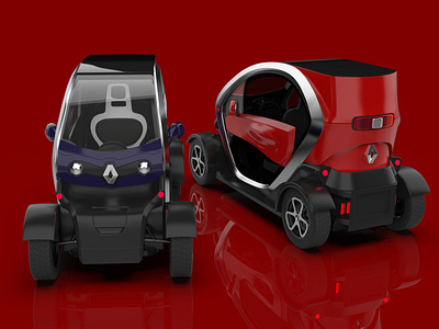 Mini Car concept 3d 3dmodeling animation branding cpncept art graphic design keyshot maya model product product design