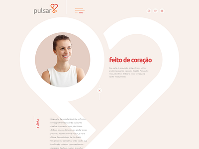 Clínica Pulsar design interface ui