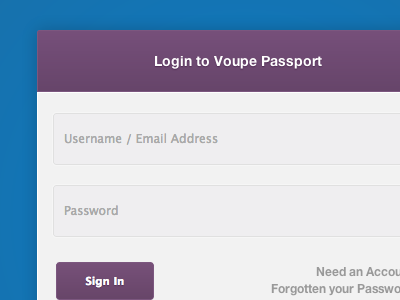 Passport Login