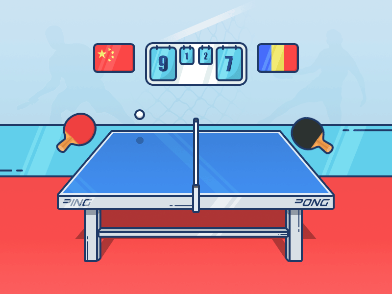 Passion ball china ping pong romania table tennis