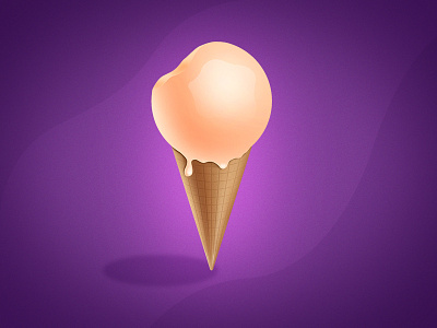 Ice Cream cone ice ice cream purple