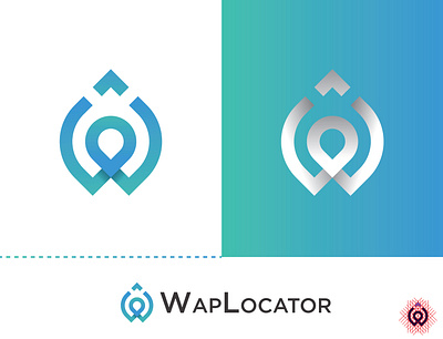 W + Location logo a letter logo a modern logo app business logo design gradient logo icon location logo logo modern location w letter w location logo