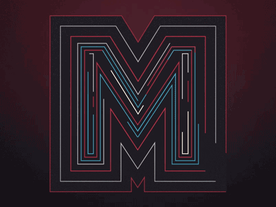 M 36daysoftype c4d cinema4d design motion graphics type xparticles