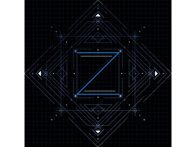 Z 36daysoftype ae after effects lines motion graphics shapelayers ui