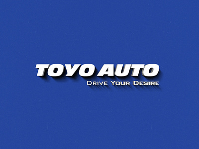TOYO AUTO branding design illustrator logo minimal typography
