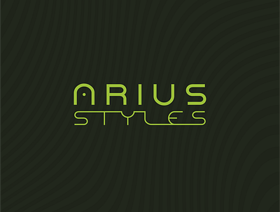 Arius Styles branding design illustration illustrator logo minimal typography vector