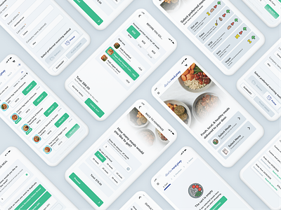 Meal ordering web service checkout food app foodie meal plan meal planner meal prep meals menu design ordering orders orders history shopping cart ui ux ui design uxdesign