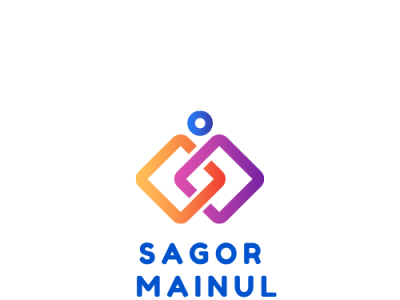 Sagor Mainul Logo app branding design icon illustration logo minimal personal brand personal branding personal logo personal project typography ux vector web