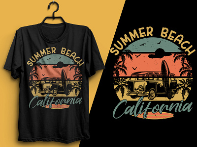 Summer T Shirt Design2 amazon amazon t shirts bukl tshirt california californiatshirt custom tshirts design graphic graphicdesugn illustration logo logo t shirt men tshirt designer merchandise pod podtshirt summer summertshier tshirtdesign typography