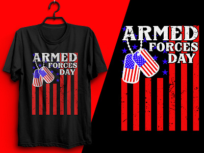 Armed forces day T Shirt Design