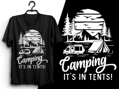 Camping T Shirt Design amazon t shirts campfire camping camping cot camping t shirt camping tents custom tshirts everest graphicdesign hiking men tshirt designer merchandise merchandise design t shirt t shirt design t shirt illustration tshirt design template tshirt designer tshirts typography