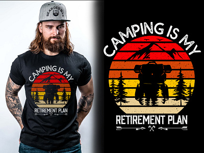 Camping T-shirt Design