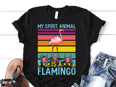 Flamingo t-shirt design