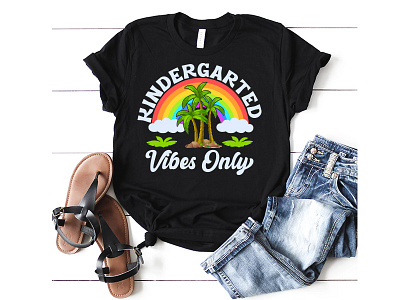 kindergarten vibes t-shirt design