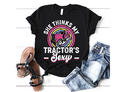 Farm tractor (fresh farm) t-shirt design by sawrav uz-zaman on