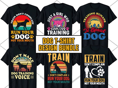 Dog t-shirt design bundle