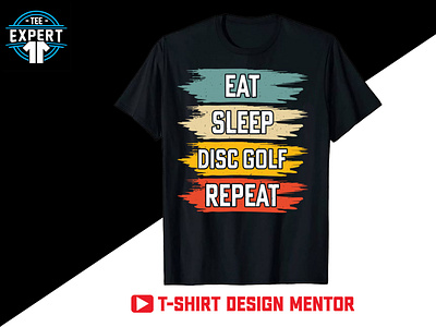 Disc Golf Retro Vintage T-shirt Design amazon t shirts custom tshirts golfing