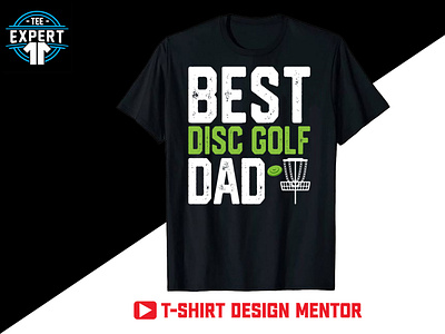 Disc Golf Vintage T-shirt Design07 golfing graphic design