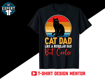 Retro Vintage Cat T-shirt Design