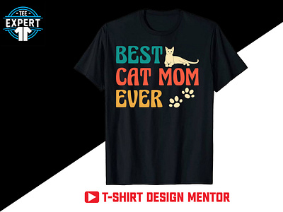 Vintage Cat T-shirt Design