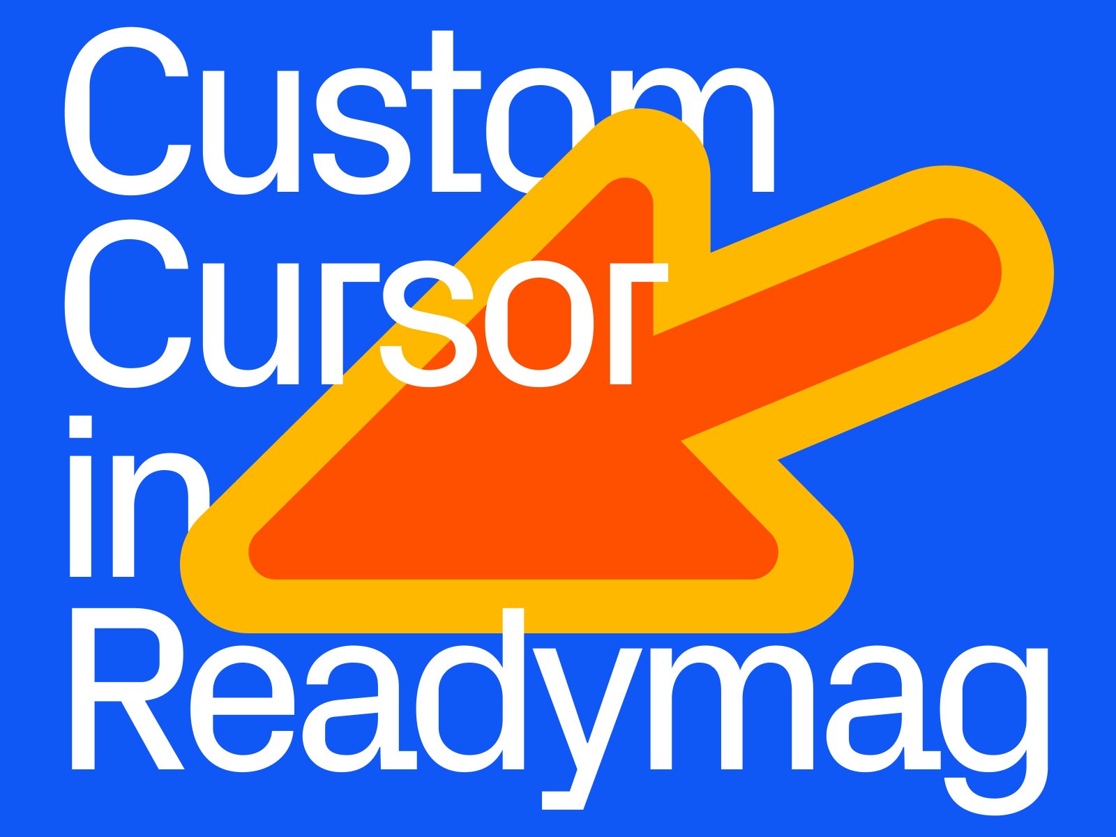 Custom Cursor in Readymag by Tatiana Egoshina for Readymag on Dribbble
