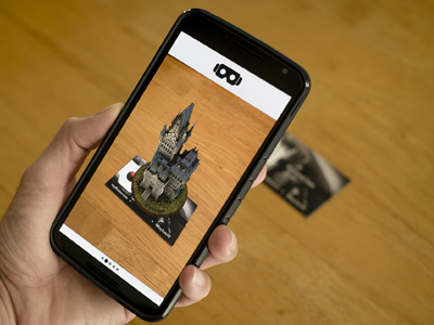 AR Business Card 3d app augmented business card portfolio reality unity