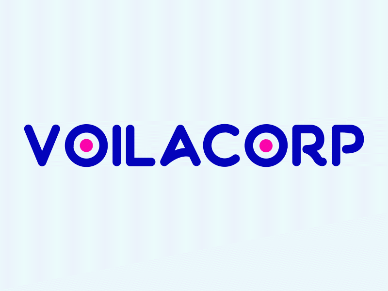 VOILA CORP animation design graphic design logo motion graphics typography